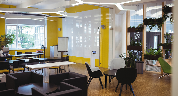 A clean office space after tenant space services