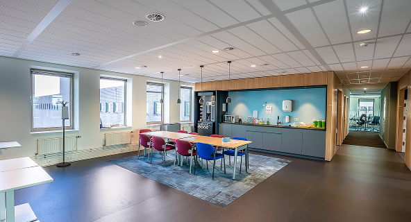 A shared tenant space looking clean after tenat space services