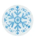 Blue-snowflake-icon-symbolizing-winter