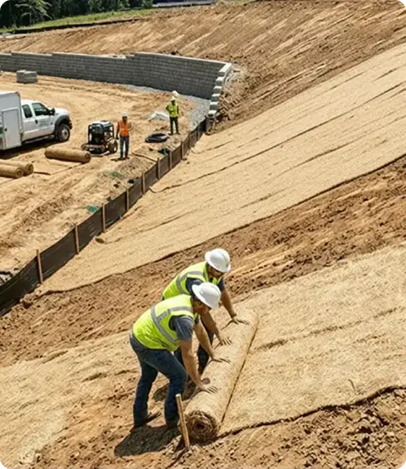 Prevent erosion damage with professional solutions